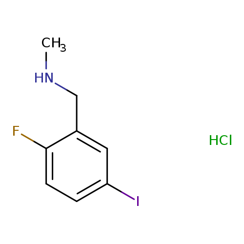 [(2-fluoro-5-iodophenyl)methyl](methyl)amine hydrochloride