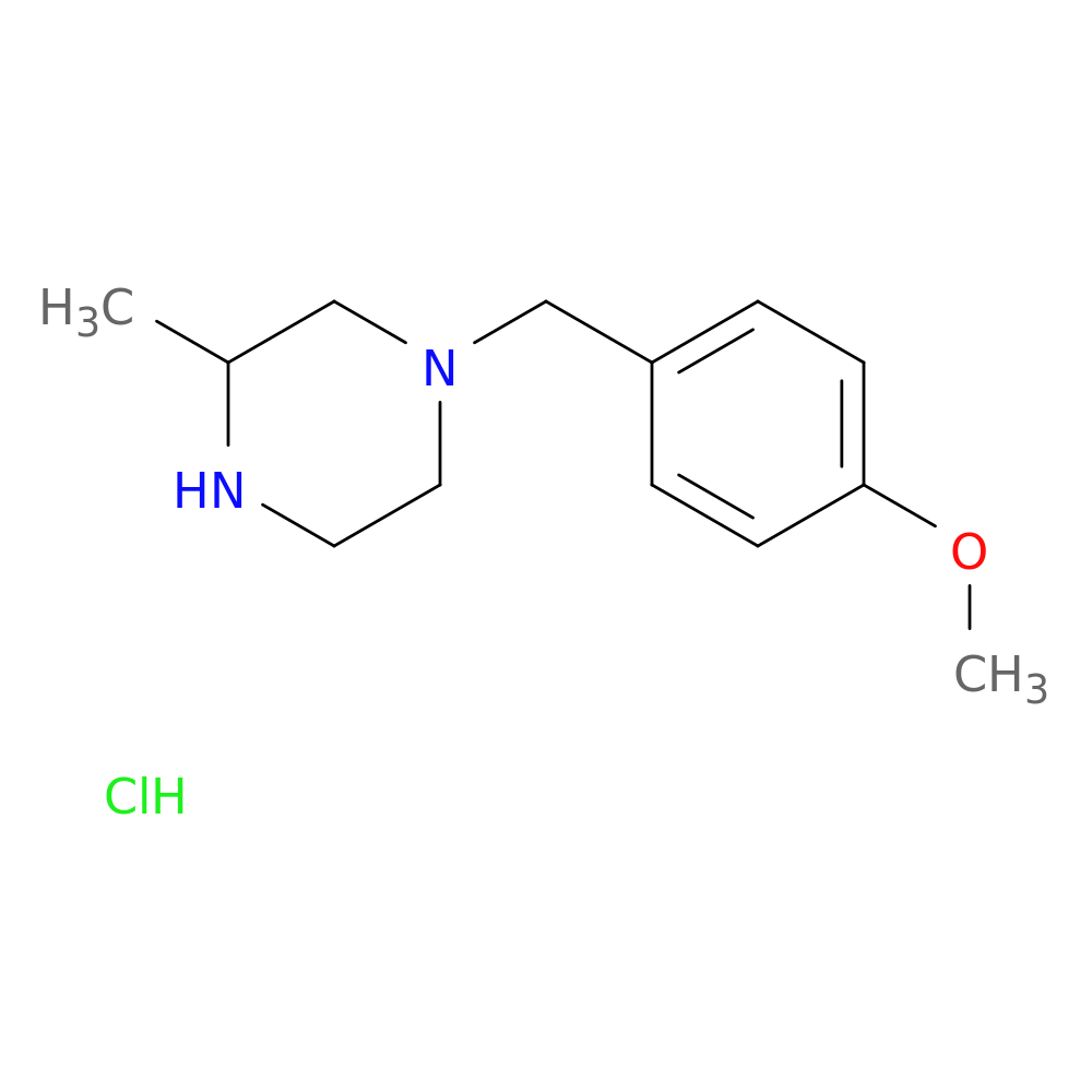 1-(4-Methoxybenzyl)-3-methylpiperazine hydrochloride