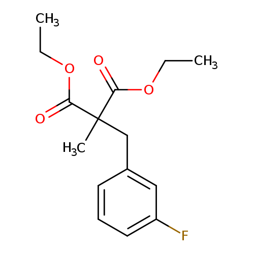 1,3-diethyl 2-[(3-fluorophenyl)methyl]-2-methylpropanedioate