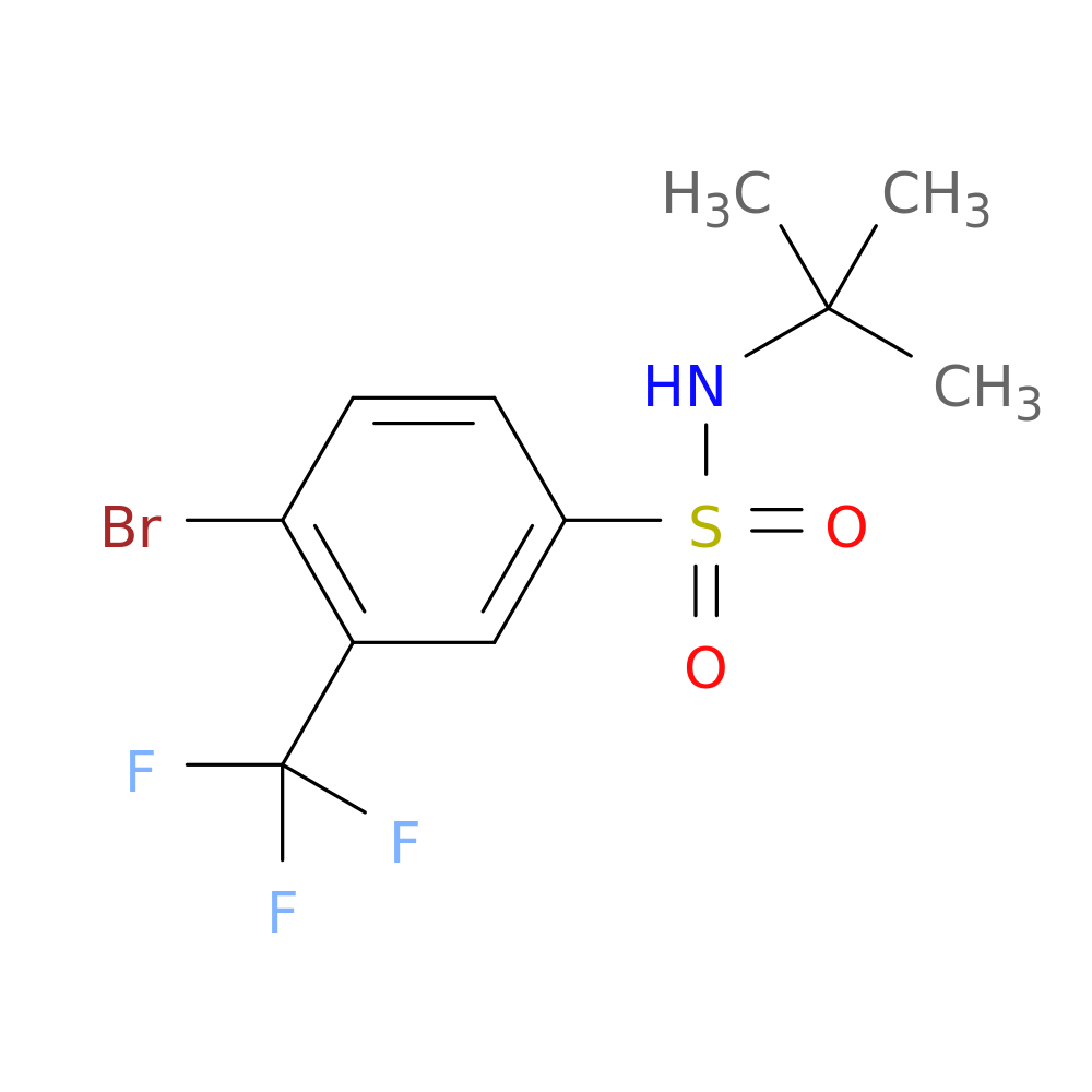 4-Bromo-N-tert-butyl-3-(trifluoromethyl)benzenesulfonamide