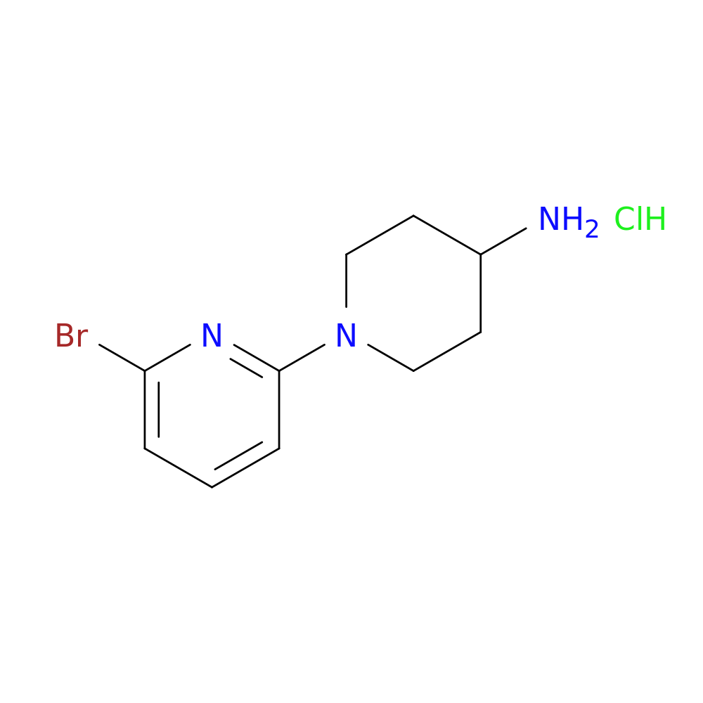 1-(6-Bromopyridin-2-yl)piperidin-4-amine hydrochloride