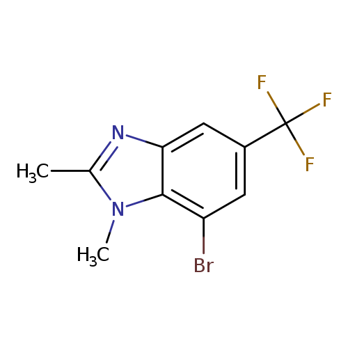 7-Bromo-1,2-dimethyl-5-(trifluoromethyl)benzimidiazole
