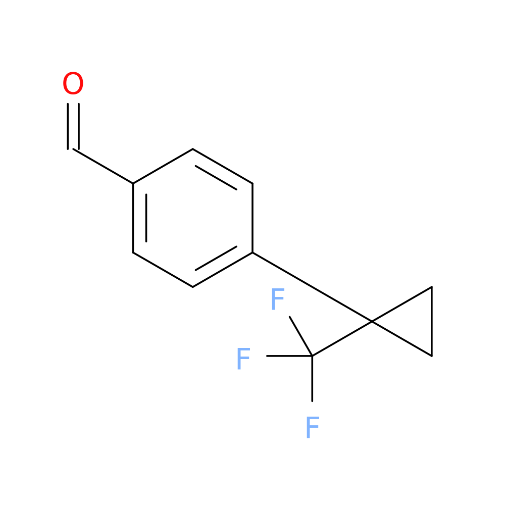 4-(1-(Trifluoromethyl)cyclopropyl)benzaldehyde