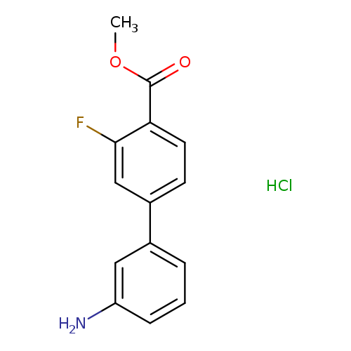 Methyl 4-(3-aminophenyl)-2-fluorobenzoate, HCl