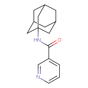 3-Pyridinecarboxamide, N-tricyclo[3.3.1.13,7]dec-1-yl-
