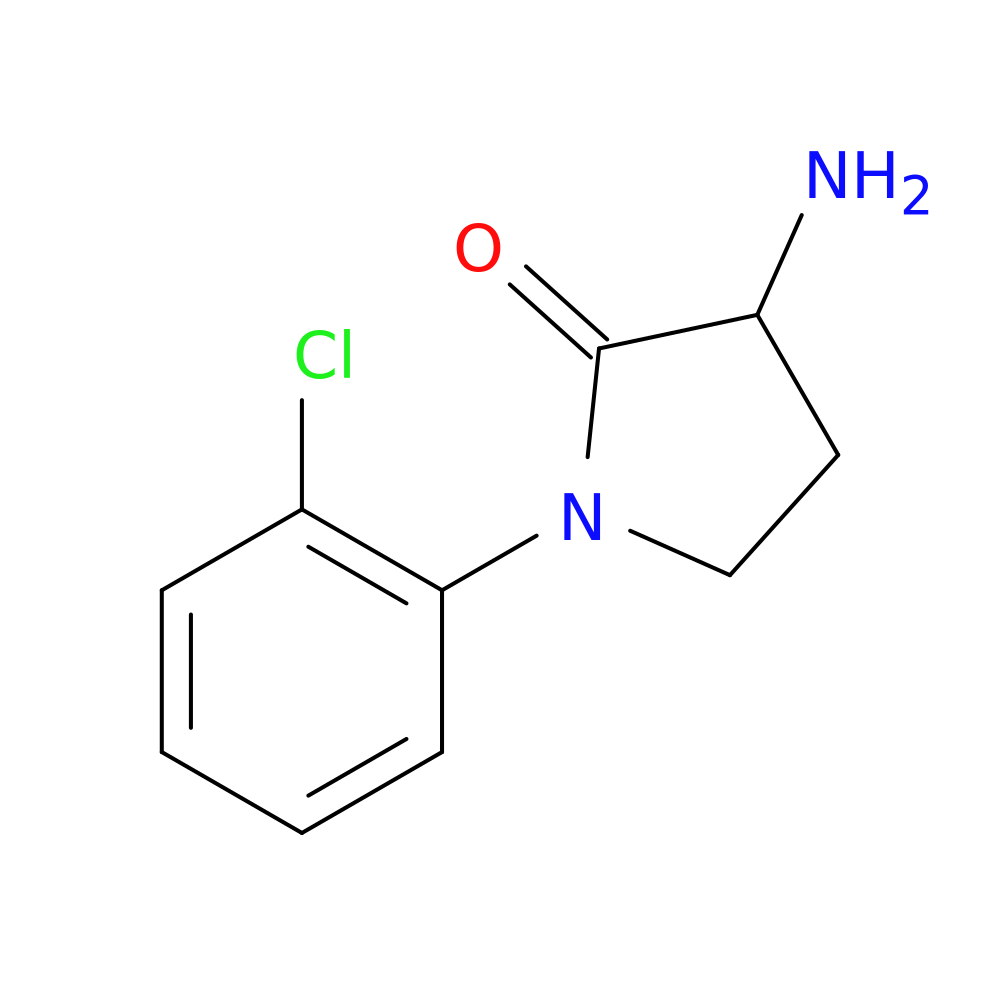 3-amino-1-(2-chlorophenyl)pyrrolidin-2-one