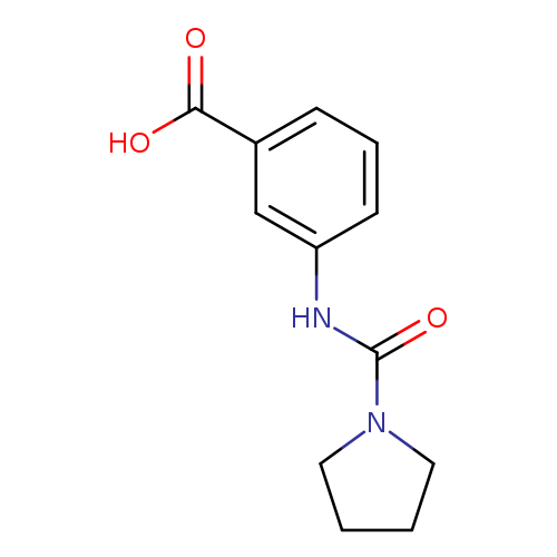3-[(pyrrolidin-1-ylcarbonyl)amino]benzoic acid