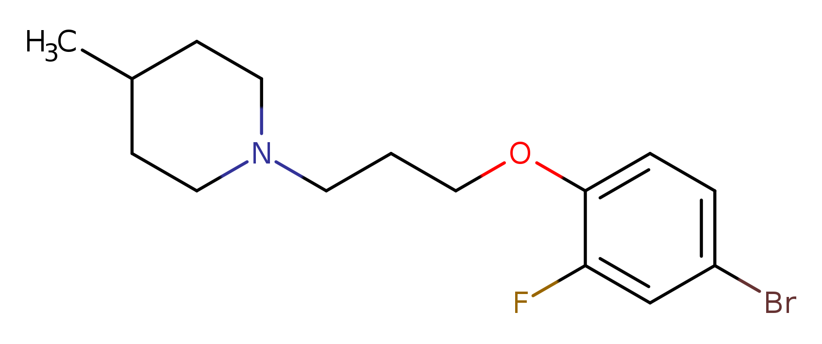 1-(3-(4-broMo-2-fluorophenoxy)propyl)-4-Methylpiperidine