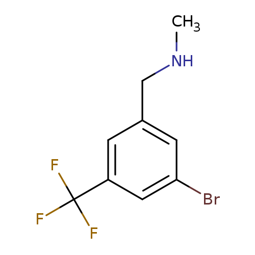 {[3-Bromo-5-(trifluoromethyl)phenyl]methyl}(methyl)amine