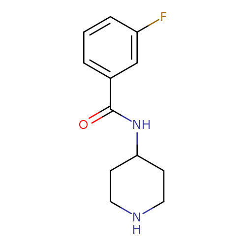3-Fluoro-N-(piperidin-4-yl)benzamide