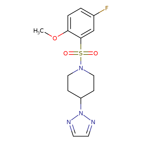 1-(5-fluoro-2-methoxybenzenesulfonyl)-4-(2H-1,2,3-triazol-2-yl)piperidine