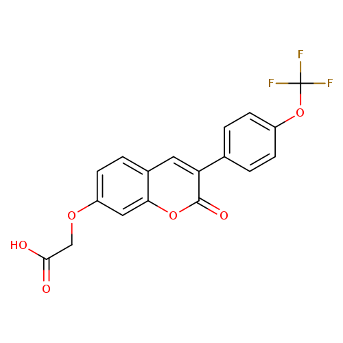 ((2-Oxo-3-[4-(trifluoromethoxy)phenyl]-2h-chromen-7-yl)oxy)acetic acid