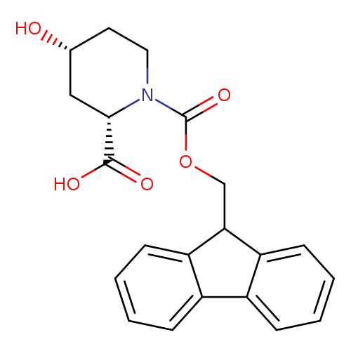 1,2-Piperidinedicarboxylic acid, 4-hydroxy-, 1-(9H-fluoren-9-ylmethyl)ester, (2S,4R)-
