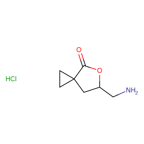 6-(aminomethyl)-5-oxaspiro[2.4]heptan-4-one hydrochloride