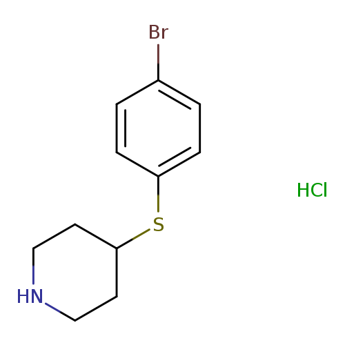 4-((4-Bromophenyl)thio)piperidine hydrochloride