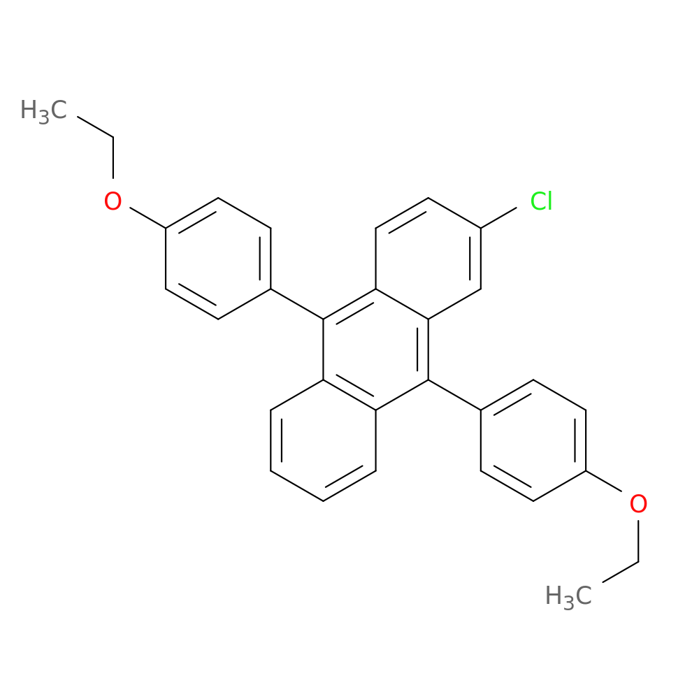 9,10-Bis(4-ethoxyphenyl)-2-chloroanthracene