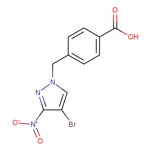4-((4-Bromo-3-nitro-1H-pyrazol-1-yl)methyl)benzoic acid