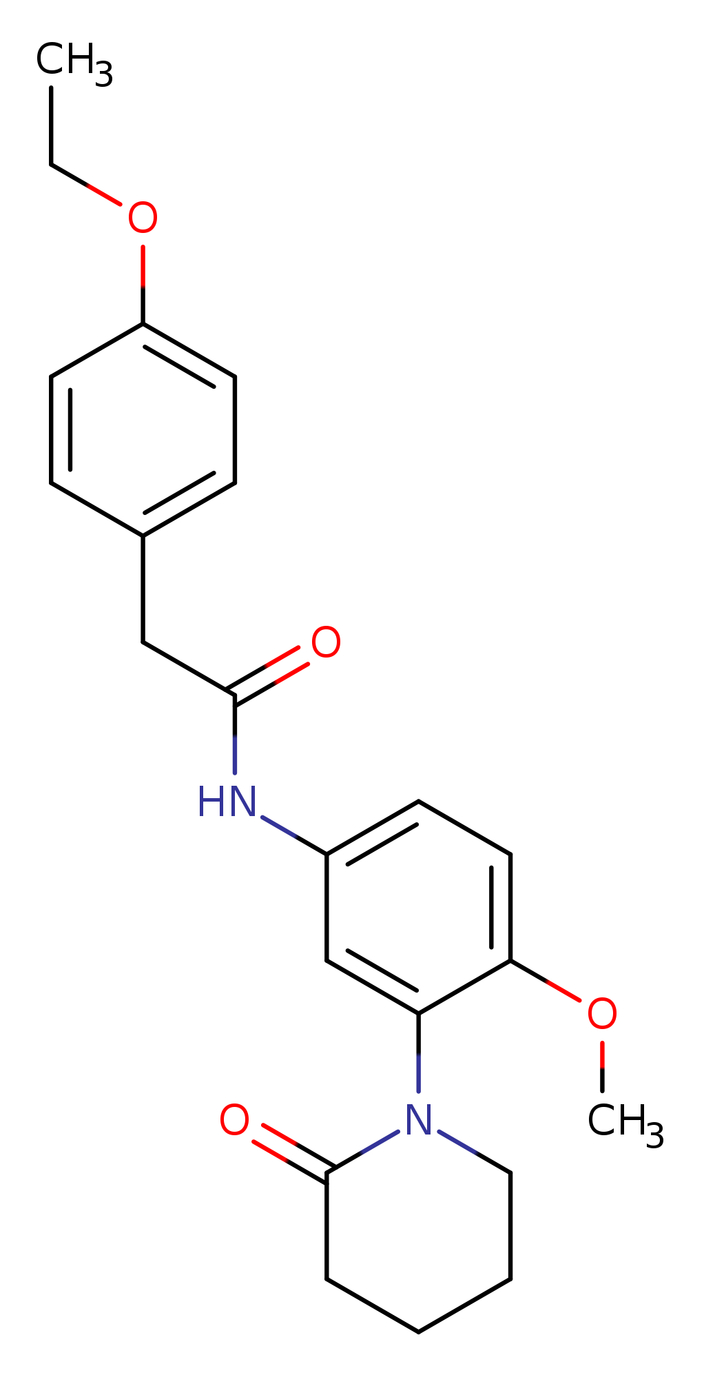 2-(4-ethoxyphenyl)-N-[4-methoxy-3-(2-oxopiperidin-1-yl)phenyl]acetamide