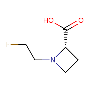 2-AZETIDINECARBOXYLIC ACID, 1-(2-FLUOROETHYL)-, (2S)-