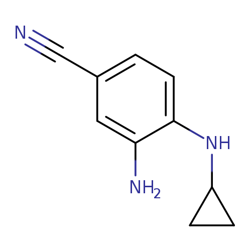 3-Amino-4-(cyclopropylamino)benzonitrile