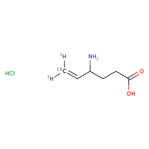 Vigabatrin-13C-d2 (hydrochloride)