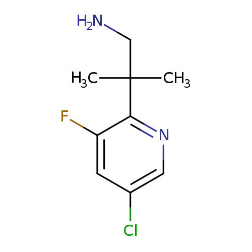 2-(5-chloro-3-fluoropyridin-2-yl)-2-methylpropan-1-amine