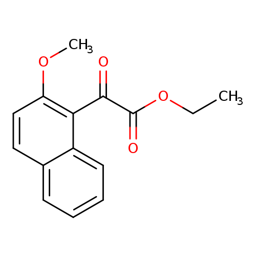 Ethyl 2-methoxy-1-naphthoylformate