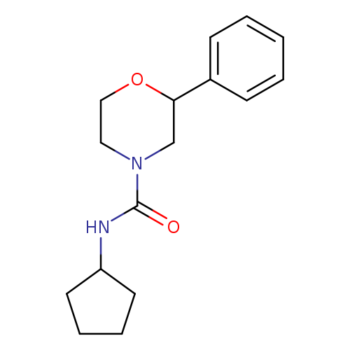 N-cyclopentyl-2-phenylmorpholine-4-carboxamide