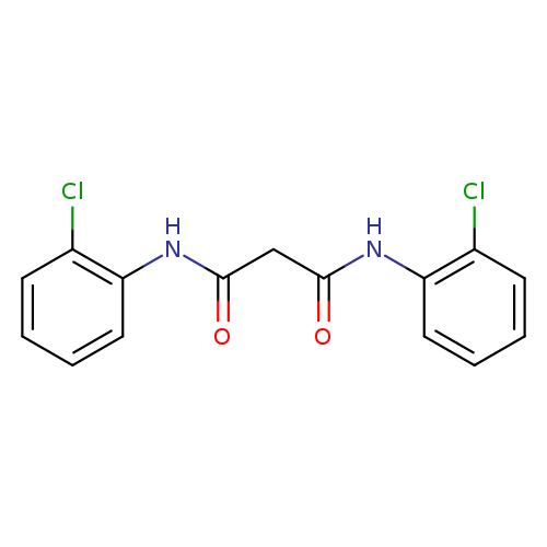 N,N'-bis(2-chlorophenyl)propanediamide
