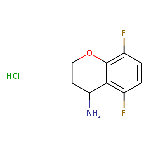 2H-1-Benzopyran-4-amine, 5,8-difluoro-3,4-dihydro-, hydrochloride (1:1)