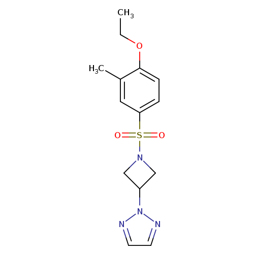 2-[1-(4-ethoxy-3-methylbenzenesulfonyl)azetidin-3-yl]-2H-1,2,3-triazole