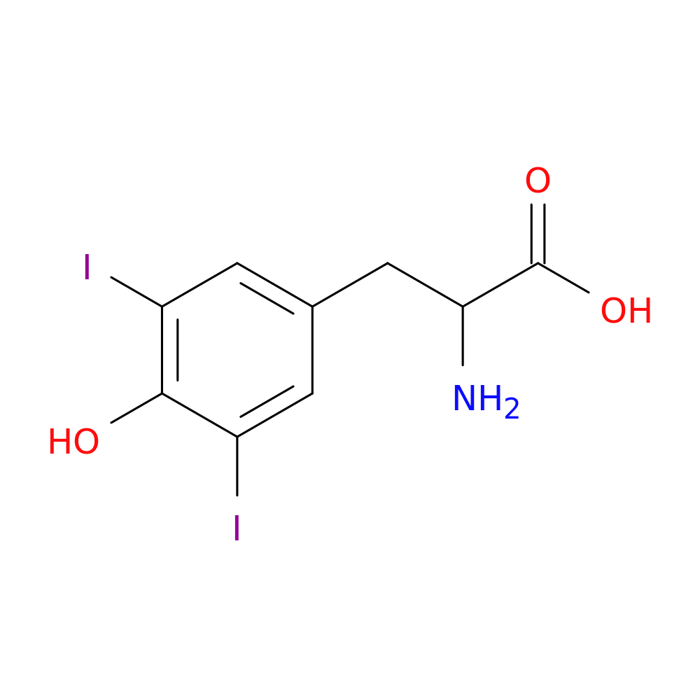 2-Amino-3-(4-hydroxy-3,5-diiodophenyl)propanoic acid