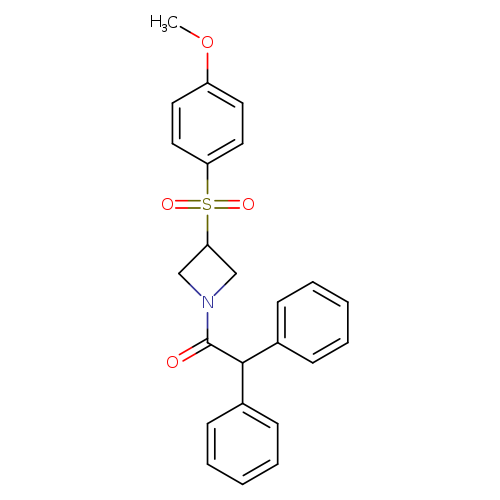 1-[3-(4-methoxybenzenesulfonyl)azetidin-1-yl]-2,2-diphenylethan-1-one