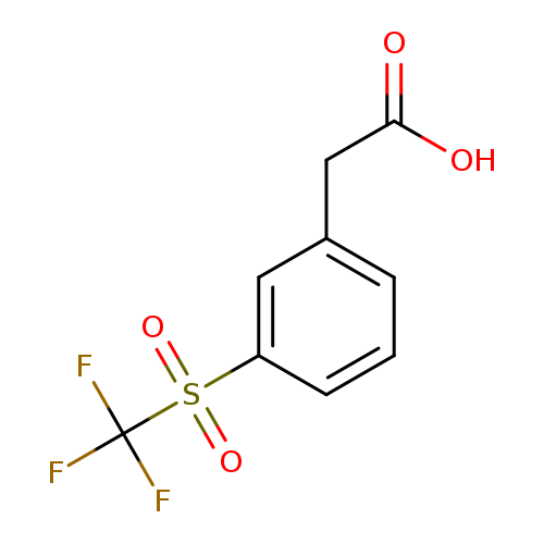 3-(Trifluoromethylsulfonyl)phenylacetic acid