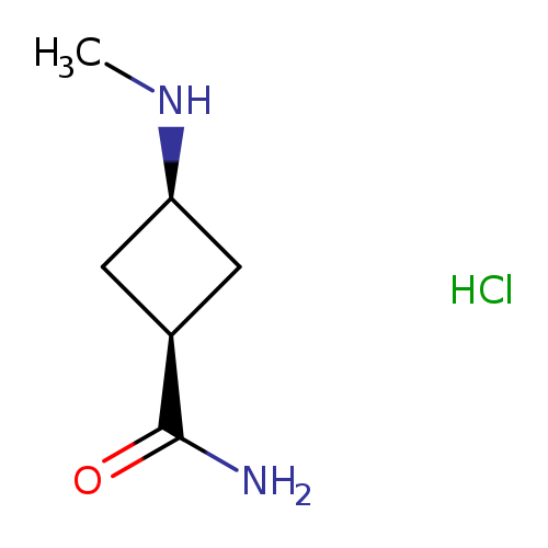 (1s,3s)-3-(methylamino)cyclobutane-1-carboxamide hydrochloride, cis