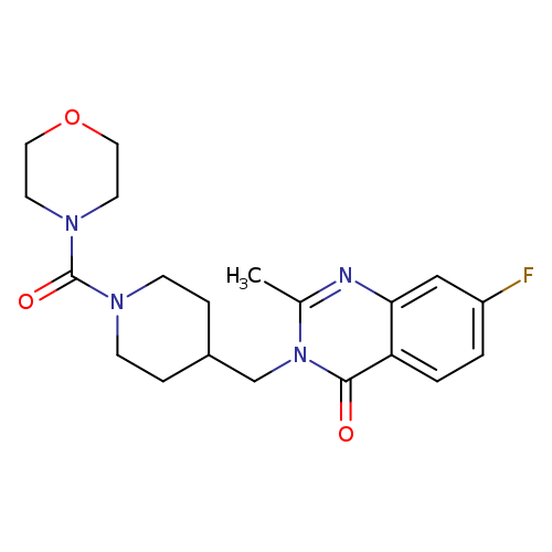 7-fluoro-2-methyl-3-{[1-(morpholine-4-carbonyl)piperidin-4-yl]methyl}-3,4-dihydroquinazolin-4-one