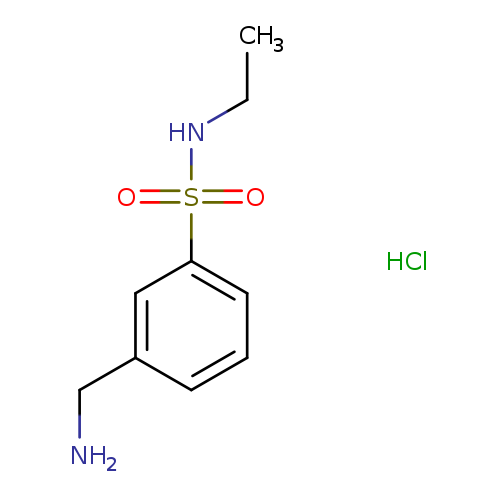 3-(aminomethyl)-N-ethylbenzene-1-sulfonamide hydrochloride