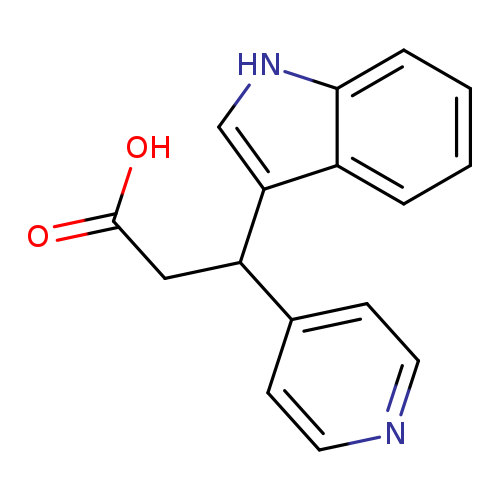 3-(1H-Indol-3-yl)-3-pyridin-4-ylpropanoic acid