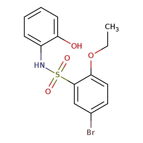 5-bromo-2-ethoxy-N-(2-hydroxyphenyl)benzenesulfonamide