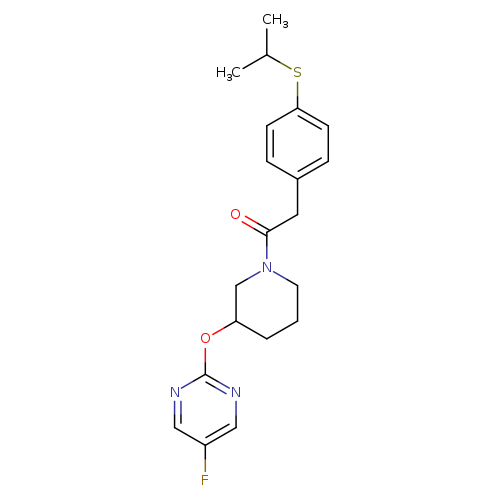 1-{3-[(5-fluoropyrimidin-2-yl)oxy]piperidin-1-yl}-2-[4-(propan-2-ylsulfanyl)phenyl]ethan-1-one