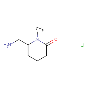 6-(Aminomethyl)-1-methyl-2-piperidinone hydrochloride