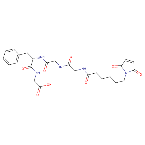 (6-(2,5-dioxo-2,5-dihydro-1H-pyrrol-1-yl)hexanoyl)glycylglycyl-L-phenylalanylglycine