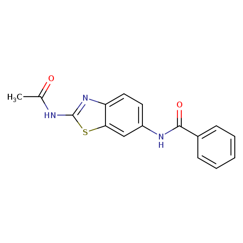 N-(2-acetamido-1,3-benzothiazol-6-yl)benzamide
