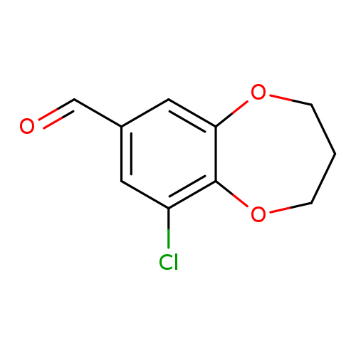 9-CHLORO-3,4-DIHYDRO-2H-1,5-BENZODIOXEPINE-7-CARBALDEHYDE