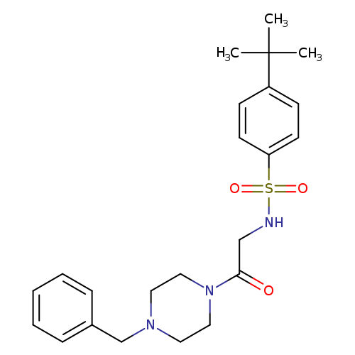 N-[2-(4-benzylpiperazin-1-yl)-2-oxoethyl]-4-tert-butylbenzene-1-sulfonamide