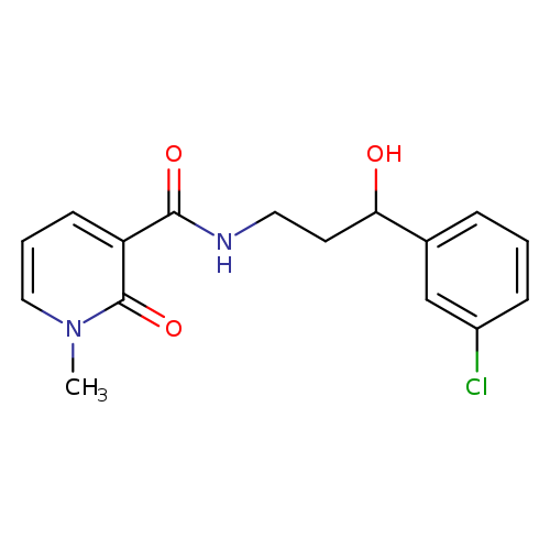 N-[3-(3-chlorophenyl)-3-hydroxypropyl]-1-methyl-2-oxo-1,2-dihydropyridine-3-carboxamide