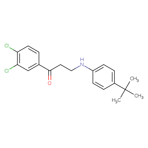 3-((4-(tert-Butyl)phenyl)amino)-1-(3,4-dichlorophenyl)propan-1-one