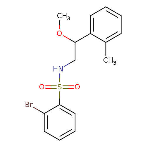 2-bromo-N-[2-methoxy-2-(2-methylphenyl)ethyl]benzene-1-sulfonamide