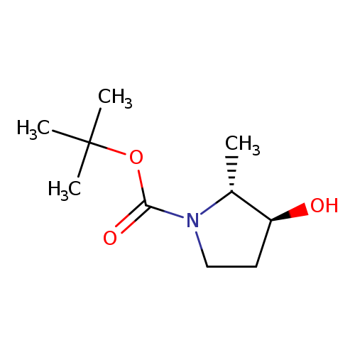 1-Pyrrolidinecarboxylicacid,3-hydroxy-2-methyl-,1,1-dimethylethylester,(2R,3S)-(9CI)