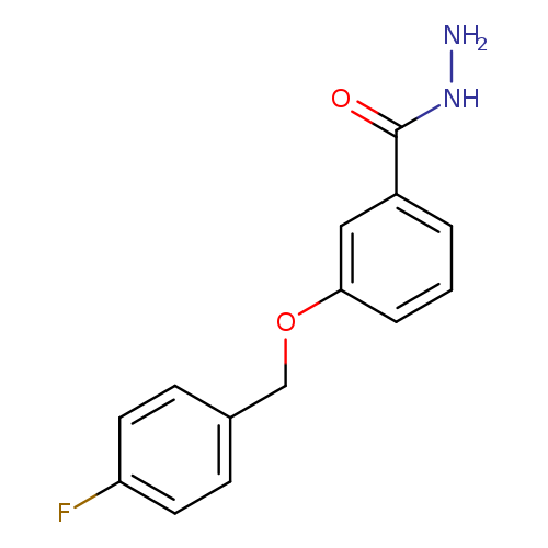 3-[(4-fluorophenyl)methoxy]benzohydrazide